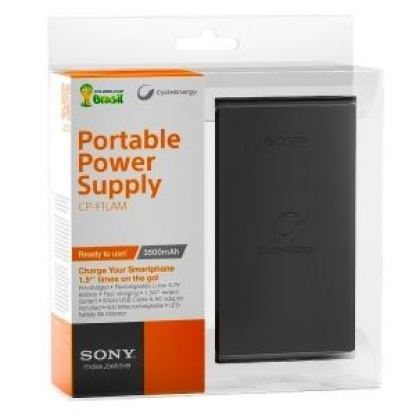 Sony USB Portable Power Supply Pack 3500 mAh - външна батерия за Sony и други мобилни телефони (черен) 2