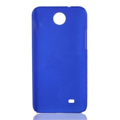Protective Plastic Case - поликарбонатов кейс за HTC Desire 300 (син) 2