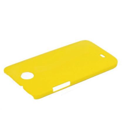 Protective Plastic Case - поликарбонатов кейс за HTC Desire 300 (жълт) 3