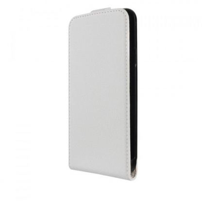 Xqisit FlipCover - вертикален кожен калъф за Samsung Galaxy S5 (бял) 3