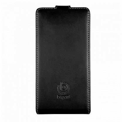 Bugatti FlipCover Oslo - вертикален кожен калъф с капак за Sony Xperia Z2 (черен) 3