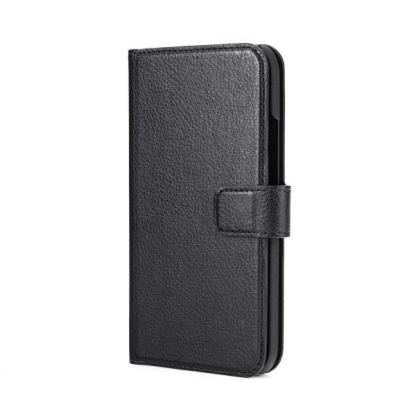Xqisit Slim Wallet Case - хоризонтален кожен калъф за HTC One 2 (M8) (черен) 3