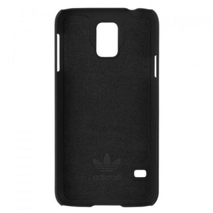 Adidas Moulded Case - твърд кейс с кожено покритие за Samsung Galaxy S5 (черен) 2