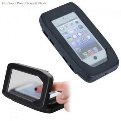 iGrip Biker Sports Splashbox kit - поставка за велосипед за iPhone 5S, iPhone 5 (черен) 3