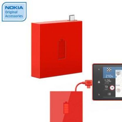 Nokia Universal Portable USB Charger DC-18 - външна батерия 1720 mAh за Nokia смартфони (червен) 2