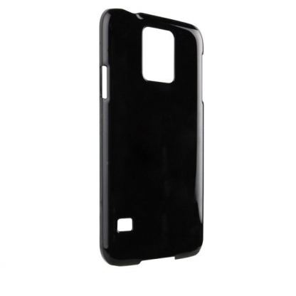 Xqisit iPlate Glossy - поликарбонатов кейс за Samsung Galaxy S5 SM-G900 (черен) 2