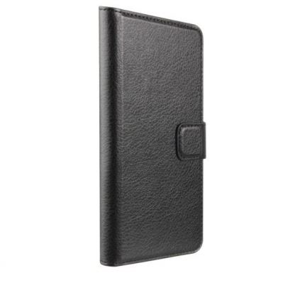 Xqisit Slim Wallet Case - хоризонтален кожен калъф за  Samsung Galaxy S5 SM-G900 (черен) 2