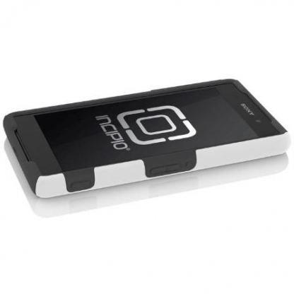 Incipio Dual Pro - удароустойчив хибриден кейс за Sony Xperia Z2 (бял) 3