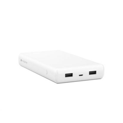 Mophie Power Boost XXL Power Bank - външна батерия 20800 mAh с 2 USB изхода за зареждане на смартфони и таблети (бял) 6