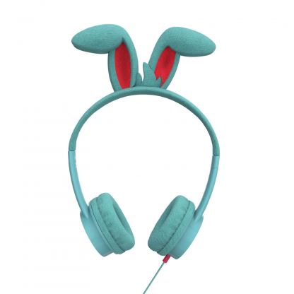 iFrogz Little Rockers Costume Kids Bunny On-Ear Headphones - слушалки подходящи за деца за мобилни устройства (син) 6