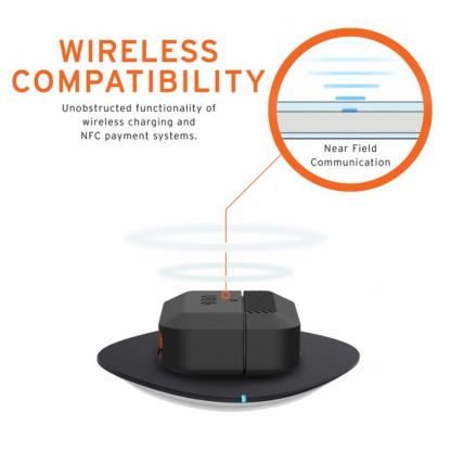 Urban Armor Gear Soft Touch Waterproof Silicone Hang Case - водо и удароустойчив силиконов калъф с карабинер за Apple Airpods Pro (черен)(bulk) 5