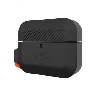 Urban Armor Gear Soft Touch Waterproof Silicone Hang Case - водо и удароустойчив силиконов калъф с карабинер за Apple Airpods Pro (черен)(bulk) 7