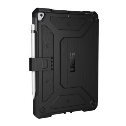 Urban Armor Gear Metropolis Folio Case - удароустойчив хибриден кейс от най-висок клас за iPad 7 (2019) (черен) 8