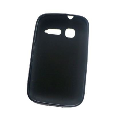 Protective Border Case - силиконов калъф за Alcatel One Touch Pop C1 (черен) 2