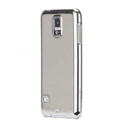 CaseMate Barely There - поликарбонатов кейс за Samsung Galaxy S5 SM-G900 (хромиран)  2