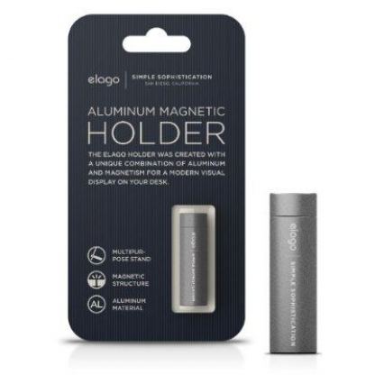 Elago Aluminum Magnetic Holder - алуминиева магнитна поставка за визитки и снимки