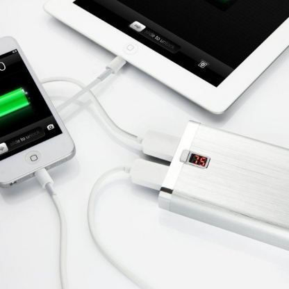 PNY Digital PowerPack 7800 mAh - алуминиева външна батерия за смартфони и таблети с два USB изхода 2