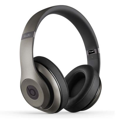 Beats by Dre Studio Over Ear 2.0 - професионални слушалки с микрофон и управление на звука за iPhone, iPod и iPad (тъмносив) 2