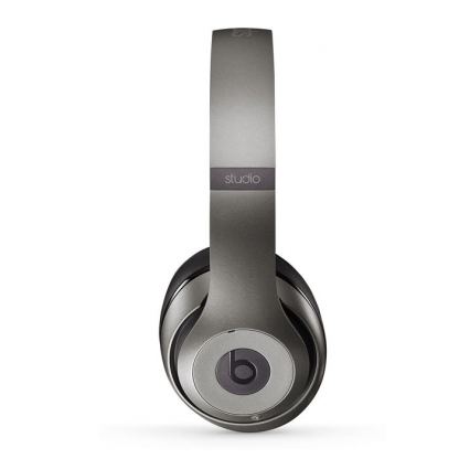 Beats by Dre Studio Over Ear 2.0 - професионални слушалки с микрофон и управление на звука за iPhone, iPod и iPad (тъмносив) 3