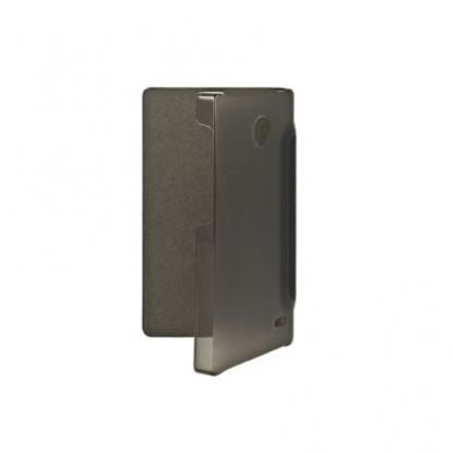 Rock Side Flip Case Elegant Upgrade - калъф тип портфейл за Nokia X / X+ (черен) 2
