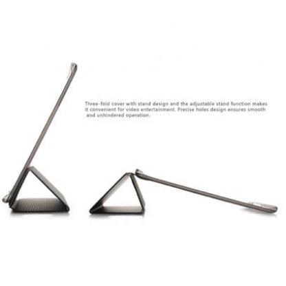 Rock Elegant Flip Case - кожен калъф и поставка за Samsung Galaxy Tab 4 8.0 (черен) 2