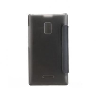 Rock Side Flip Case Elegant Upgrade - калъф тип портфейл за Nokia XL (черен) 3