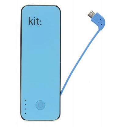 KitSound Power Bank with Micro SD Card Reader 4500 mAh - външна батерия за мобилни устройства (син) 3
