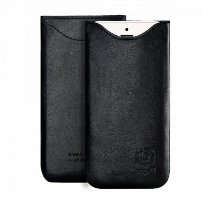 Bugatti SlimFit - кожен калъф (естествена кожа, ръчна изработка) за iPhone 6/6S 3