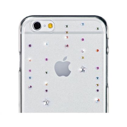 Bling My Thing Wish Cotton Candy - поликарбонатов кейс с кристали Сваровски за iPhone 6/6S (прозрачен) 3