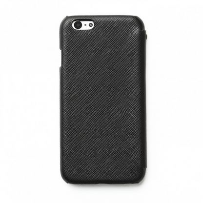 Zenus Prestige Minimal Diary - кожен калъф (естествена кожа) тип портфейл за iPhone 6/6S (черен) 2