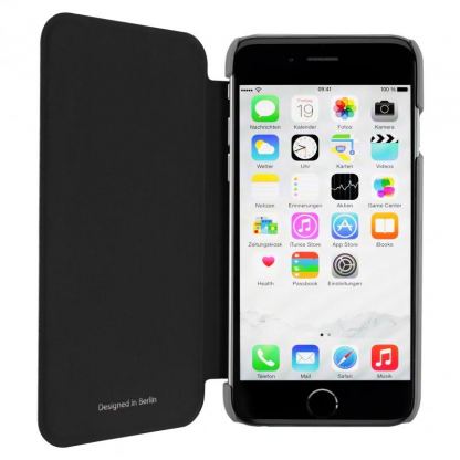 Artwizz SmartJacket case - полиуретанов флип калъф за iPhone 6/6S (титан) 2
