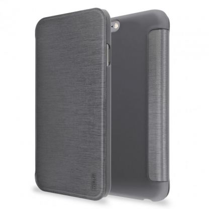 Artwizz SmartJacket case - полиуретанов флип калъф за iPhone 6/6S (титан) 3