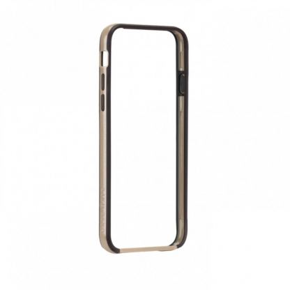 CaseMate Tough Frame Case - бъмпер с висока защита за iPhone 6/6S (черен-златист) 2