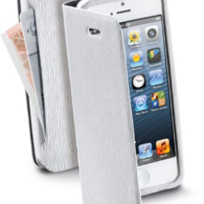 Bookwallet за iPhone 5 черен и бял 3