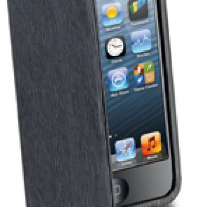 Bookwallet за iPhone 5 черен и бял 2