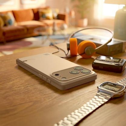 Хибриден удароустойчив кейс с висока степен на защита с MagSafe за iPhone 17 Pro Max - Spigen Classic LS MagSafe Hybrid Case (бежов) 7