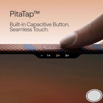 Кевларен кейс с MagSafe за iPhone 17 Pro Max - Pitaka Breath Of Veins Burning Orange Edge Ultra Slim Aramid Fiber Case Limited Edition 5