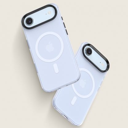 Хибриден удароустойчив кейс с MagSafe за iPhone 17 Air - Benks Magnetic Lucid Armor Camera Control Case (син) 5