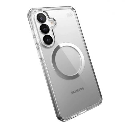 Удароустойчив хибриден кейс с Magsafe за Samsung Galaxy S26 Plus - Speck Presidio Perfect Clear MagSafe Case (прозрачен) 3