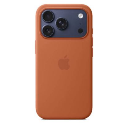 Оригинален силиконов кейс с MagSafe за iPhone 17 Pro - Apple iPhone Silicone Case with MagSafe Terra Cotta 3