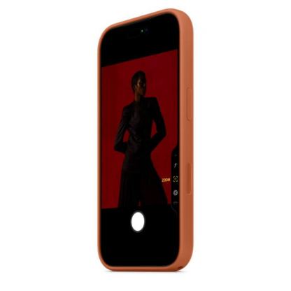 Оригинален силиконов кейс с MagSafe за iPhone 17 Pro - Apple iPhone Silicone Case with MagSafe Terra Cotta 4