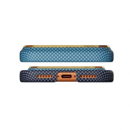 Кевларен кейс с MagSafe за iPhone 17 Pro - Pitaka Sunset 2.0 California Dream 03 Edge Ultra Slim Aramid Fiber Case Limited Edition 6