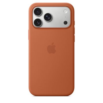 Оригинален силиконов кейс с MagSafe за iPhone 17 Pro Max - Apple iPhone Silicone Case with MagSafe Terra Cotta 2