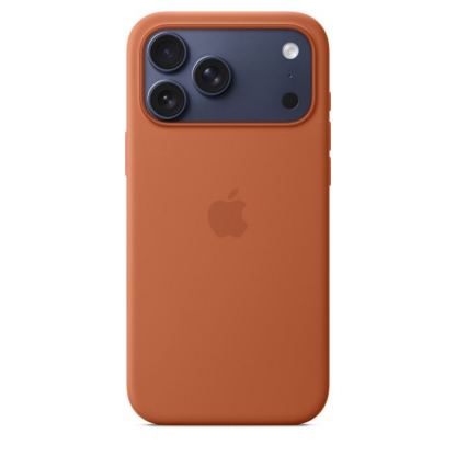 Оригинален силиконов кейс с MagSafe за iPhone 17 Pro Max - Apple iPhone Silicone Case with MagSafe Terra Cotta 3
