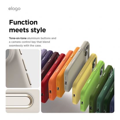 Силиконов (TPU) калъф с MagSafe за iPhone 17 Pro Max - Elago Magnetic Soft Silicone Case (бежов) 4