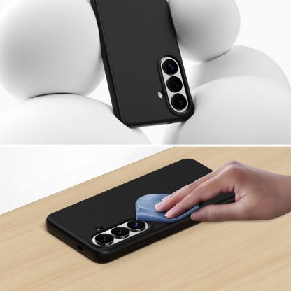 Силиконов (TPU) калъф с MagSafe за Samsung Galaxy S26 - 4smarts Cupertino Silicone Case (черен) 3
