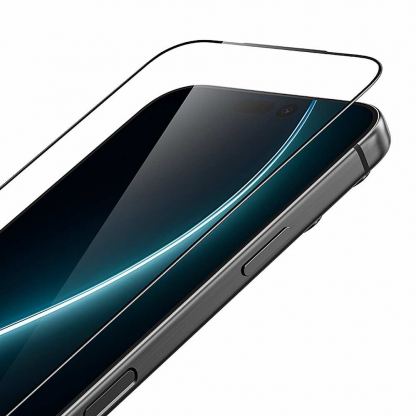 Калено стъклено защитно покритие за дисплея на iPhone 17 Pro - Benks Ultra Shield HD Tempered Glass (черен-прозрачен) 4