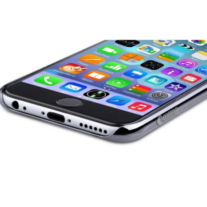 Comma Brigthness Case - тънък поликарбонатов кейс за iPhone 6/6S (черен-прозрачен) 2