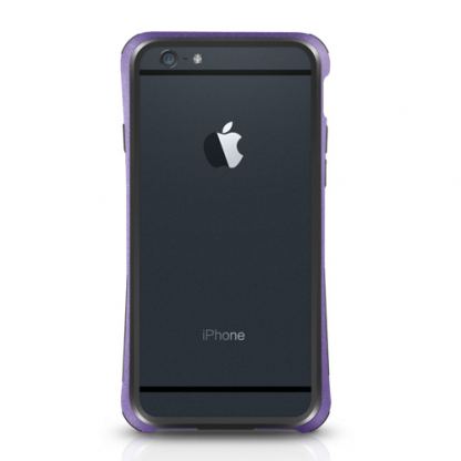 Macally Protective Frame - силиконов бъмпер за iPhone 6/6S (лилав) 2