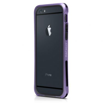 Macally Protective Frame - силиконов бъмпер за iPhone 6/6S (лилав) 3